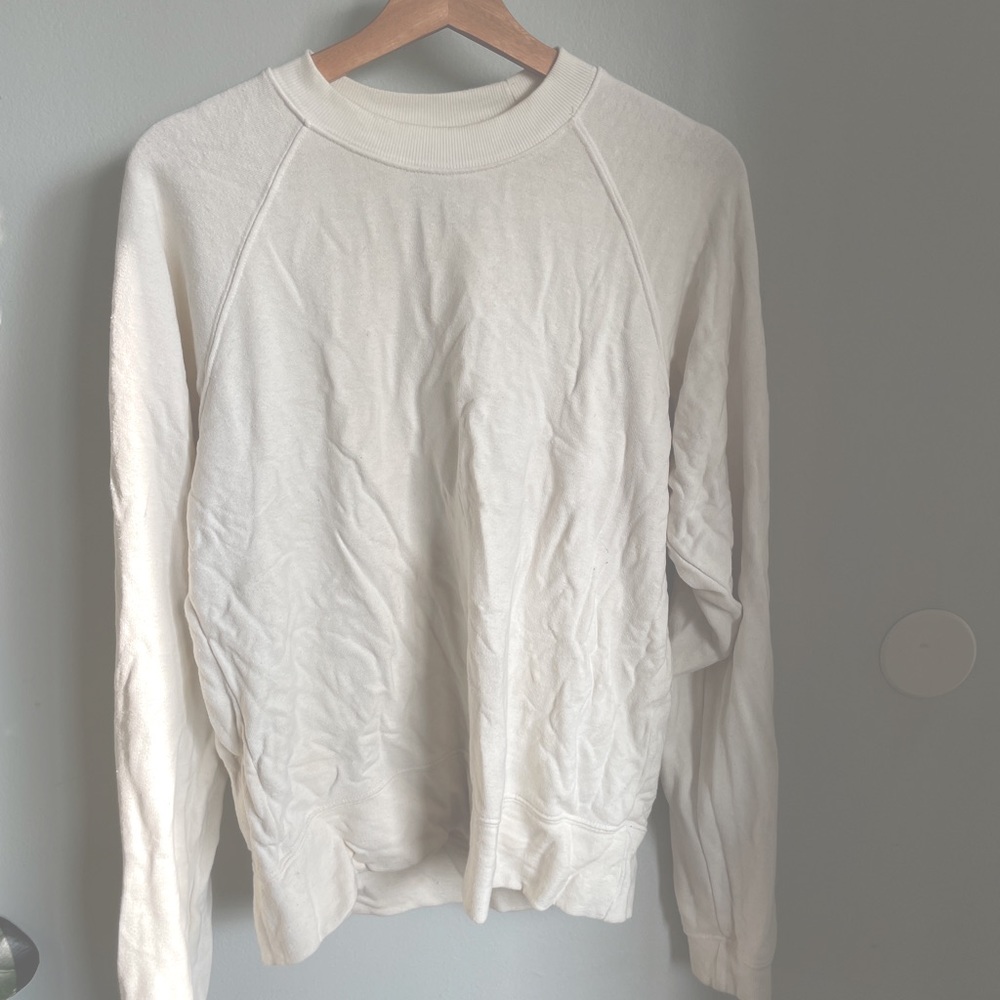 Jungmaven White Sierra Raglan Sweatshirt. Lightly worn, size S.
